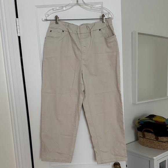 Appleseed Dreamflex pull on cropped jeans - Picture 1 of 7